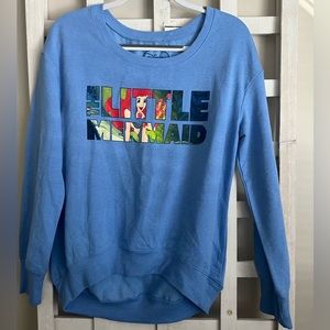 Little Mermaid Letter Lightweight Sweatshirt NWT